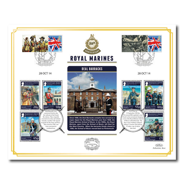 2014 Royal Marines 350th Anniversary Benham 100 Cover