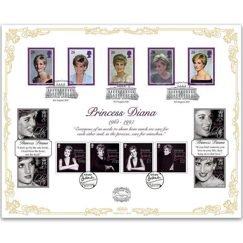2017 Princess Diana 20th Anniversary - 'Benham 100' Cover