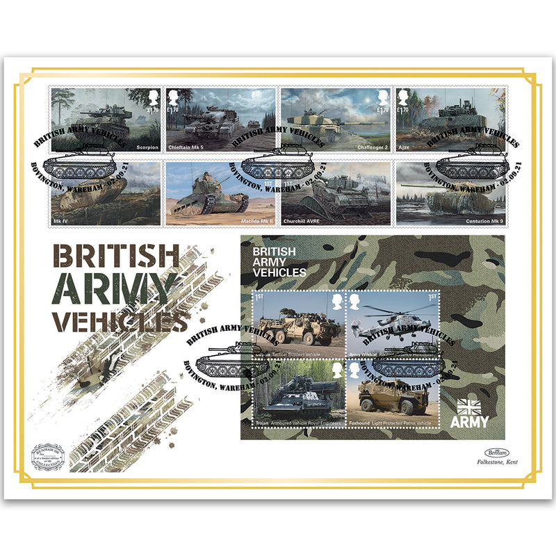 2021 British Army Vehicles Benham 100s Cover