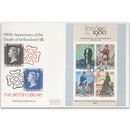 1979 Rowland Hill 100th M/S British Library Cover