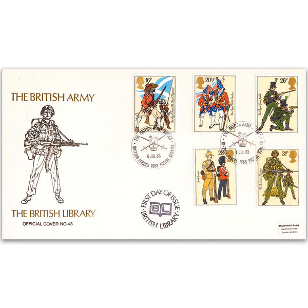 1983 British Army Uniforms British Library Cover - BFPS 1983