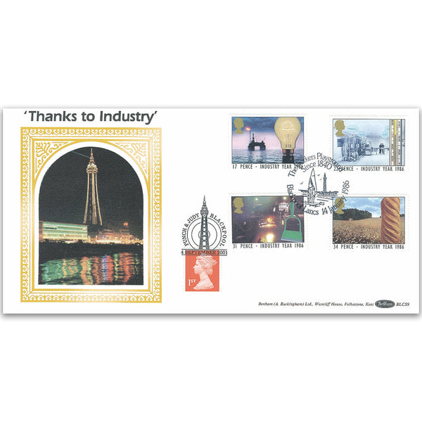 1986 Industry Year BLCS - Blackpool Tower - Doubled 2001
