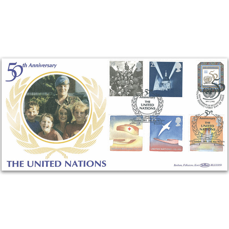 1995 Europa: Peace and Freedom BLCS - UN 50th - Doubled