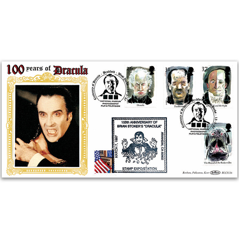 1997 Europa: Tales and Legends - Horror Stories BLCS - Bram Stoker's Dracula 100th Handstamp