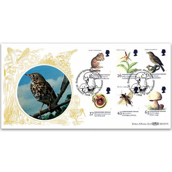 1998 Endangered Species BLCS - Song Thrush