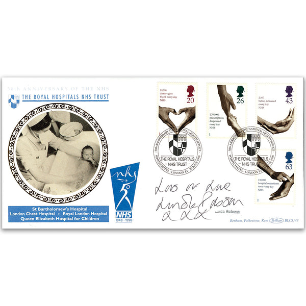 1998 NHS 50th Anniversary Signed Linda Robson