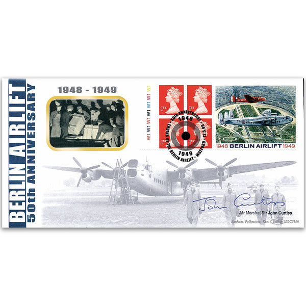 1998 Berlin Airlift 50th BLCS - Signed by Air Marshal Sir John Curtiss