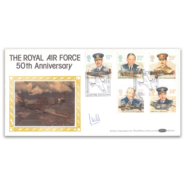 1986 RAF 50th Anniversary Flown - Signed J.G. Wild