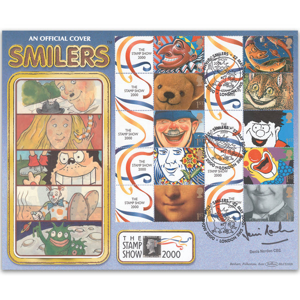 2000 Smilers Sheet BLCS - Signed by Denis Norden CBE