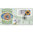 2000 Millennium Booklet 2 x 1st Class BLCS 2500 - Doubled St Helena