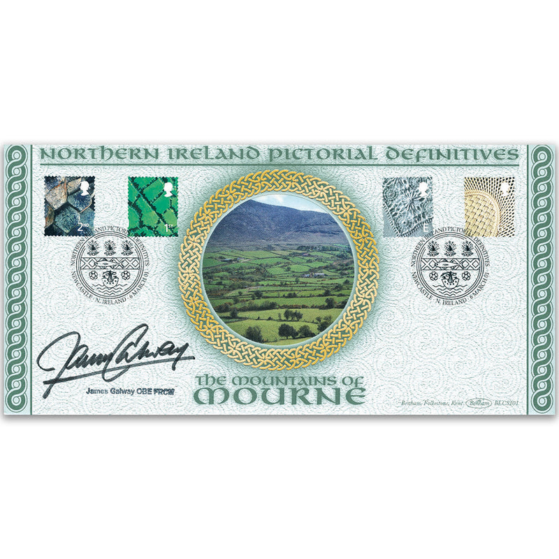 2001 Northern Ireland Pictorial Definitives BLCS - Signed by James Galway