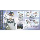 2001 Christmas.  Snowhill Walcot. Signed by illustrator and author Raymond Briggs.