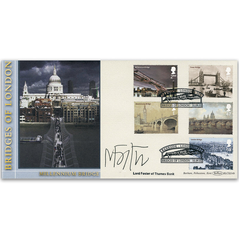 2002 Bridges of London BLCS - Signed by Lord Foster
