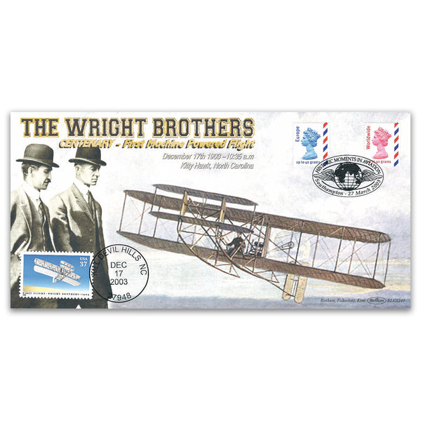 2003 Universal Rate, Wright Brothers Centenary - Doubled USA