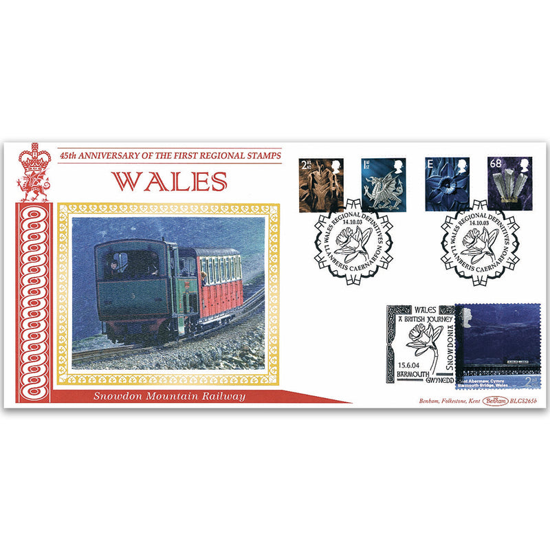 2003 Wales Regional Definitives BLCS 2500 - Doubled 2004