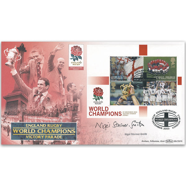 2003 Rugby World Champions M/S BLCS 5000 - Signed by Nigel Starmer-Smith