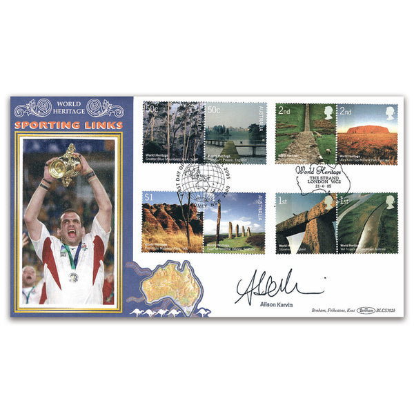 2005 World Heritage Sites UK/Australia BLCS - Signed Alison Kervin