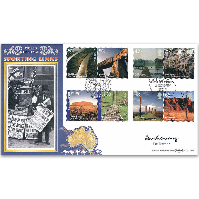 2005 World Heritage Sites UK/Australia - Signed Tom Graveney