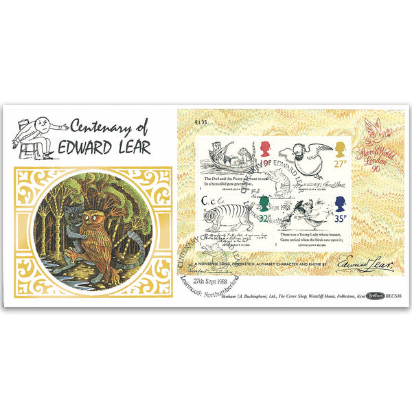 1988 Centenary of Edward Lear M/S BLCS - Learmouth