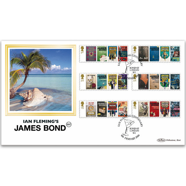 2008 James Bond Stamps BLCS 2500