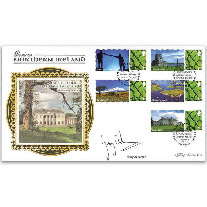 2008 Glorious Northern Ireland BLCS 5000 Cover 2 - Signed Gerry Anderson