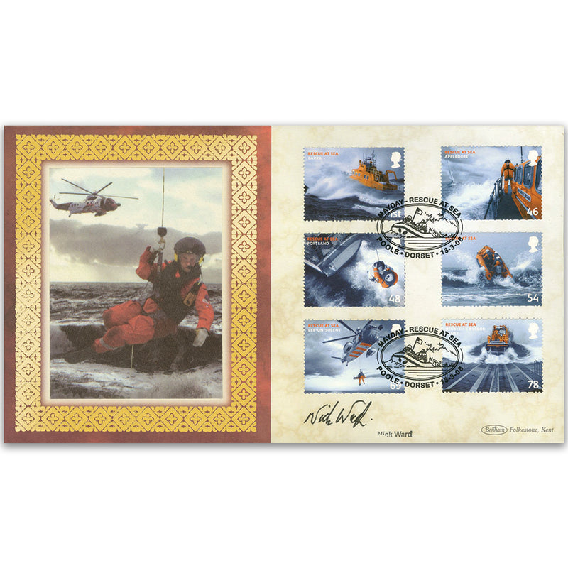 2008 Rescue at Sea Stamps BLCS 5000 - Signed Nick Ward