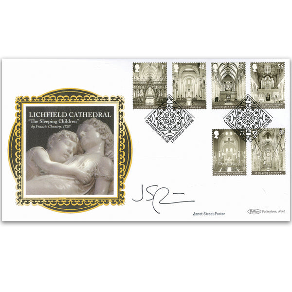 2008 Cathedrals Stamps BLCS 5000 - Signed by Janet Street Porter