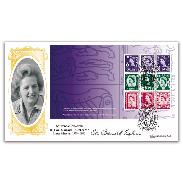 2008 Country Definitives 50th PSB BLCS Cover 1 - Signed Sir Bernard Ingham