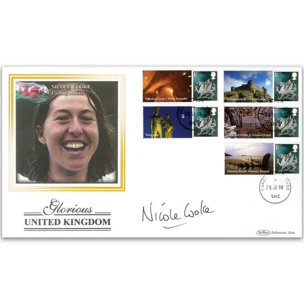 2008 Glorious UK Smilers BLCS 5000 Cover 1 - Signed Nicole Cooke MBE