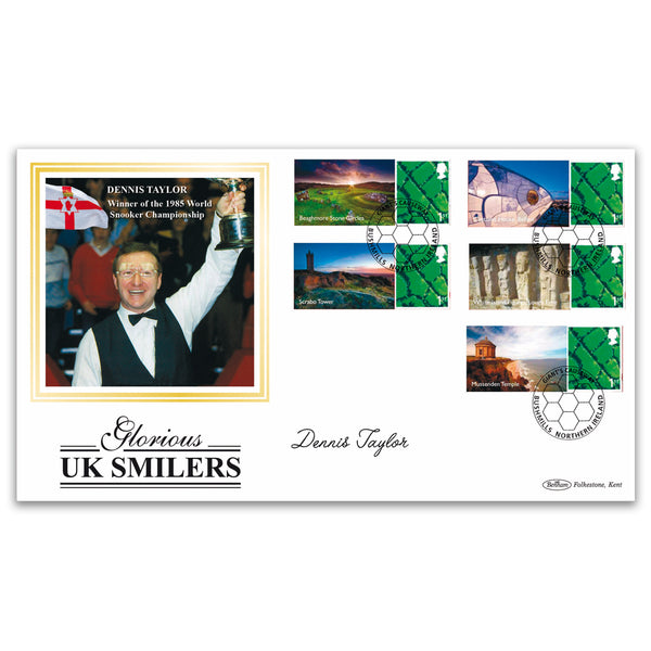 2008 Glorious U.K. Smilers BLCS 5000 Cover 2 - Signed Dennis Taylor