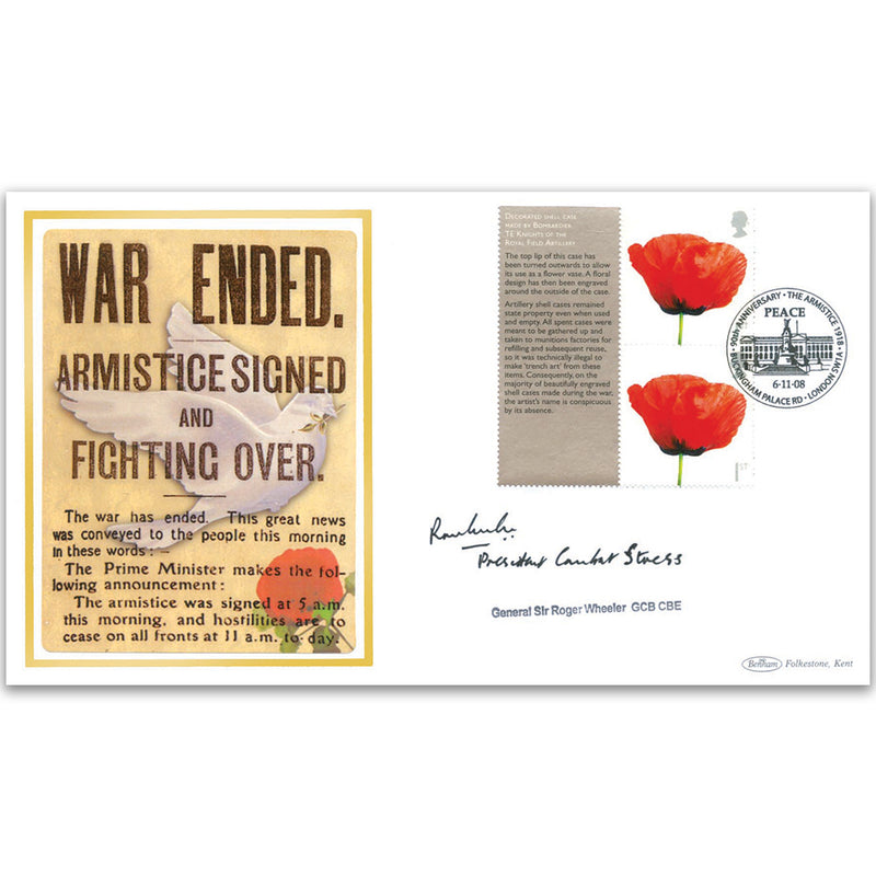 2008 Lest We Forget Smilers BLCS 2500 - Signed by General Sir Roger Wheeler GCB
