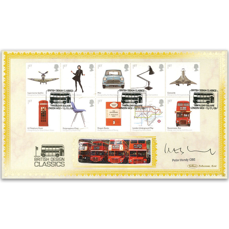 2009 Design Classics Stamps BLCS 2500 - Signed by Peter Hendy CBE