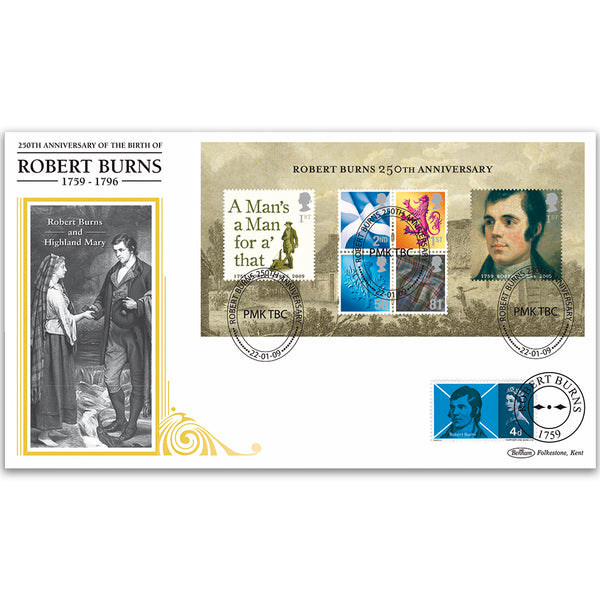 2009 Robert Burns 250th M/S BLCS 2500