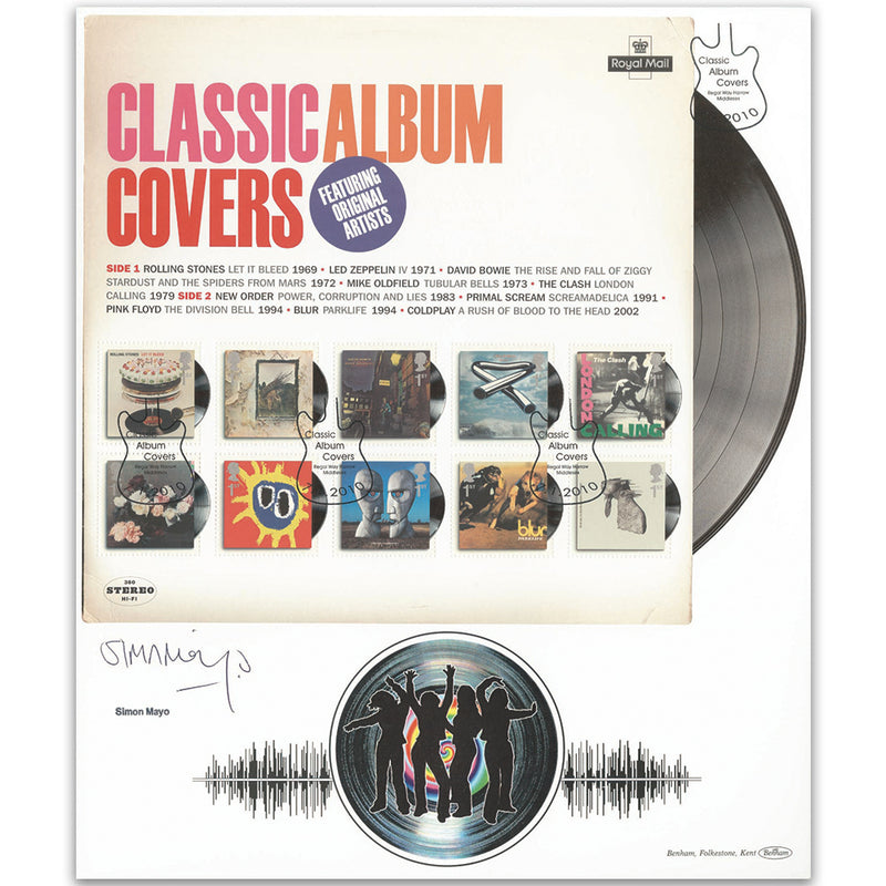 2010 Classic Album Covers signed Simon Mayo