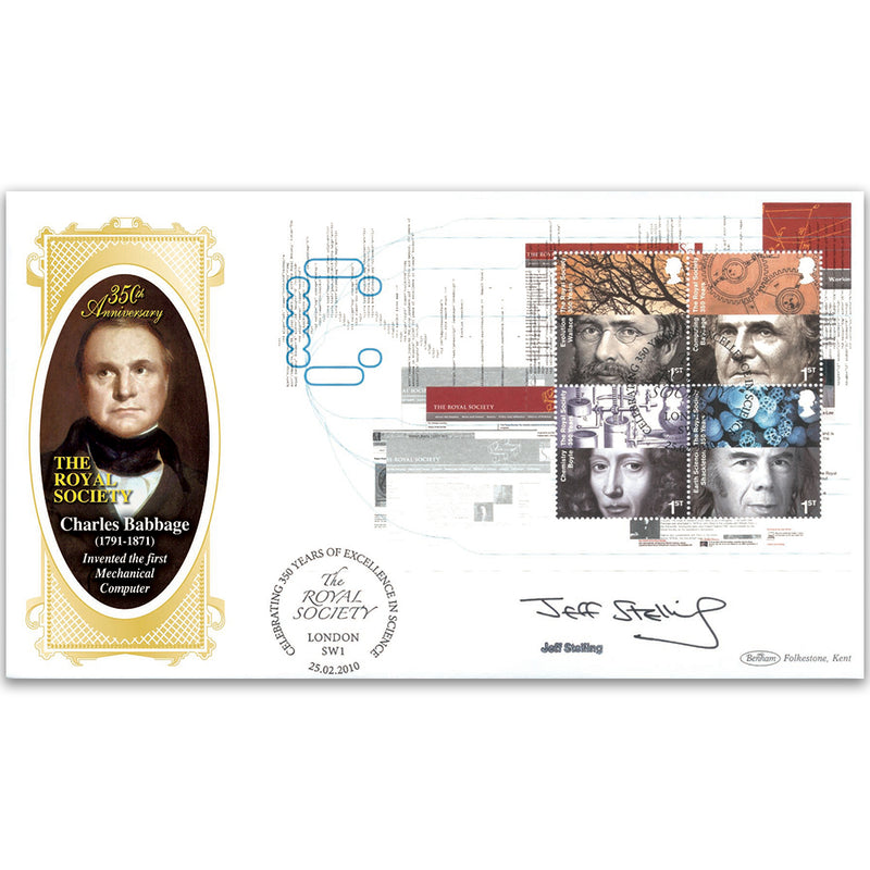 2010 Royal Society PSB BLCS Cover 2 - Signed Jeff Stelling