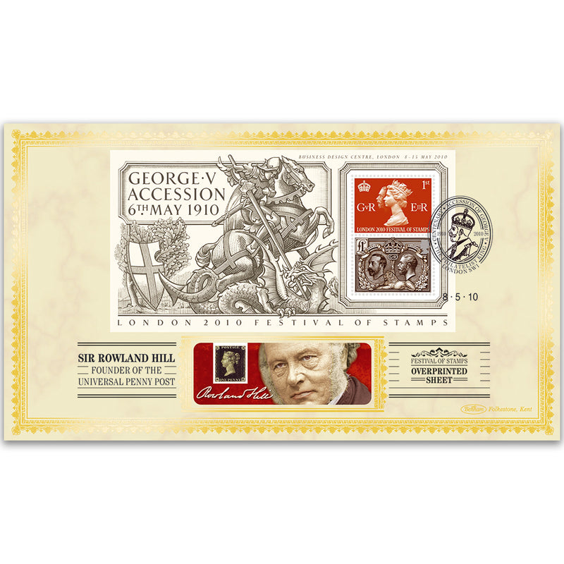 2010 Accession of King George VI, Festival of Stamps M/S BLCS 5000