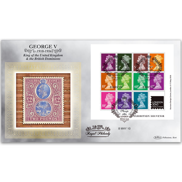 2010 Festival of Stamps Jeffrey Matthews Souvenir Sheet BLCS 2500
