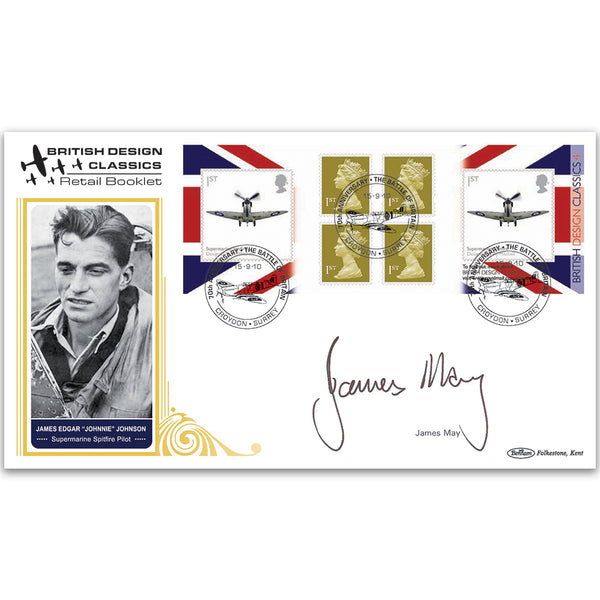 2010 British Design Classics Retail Booklet 4 (Spitfire) BLCS 2500 - Signed by James May