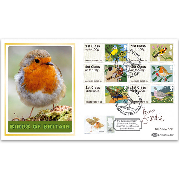 2010 Post & Go - Birds of Britain BLCS 5000 - Signed by Bill Oddie OBE