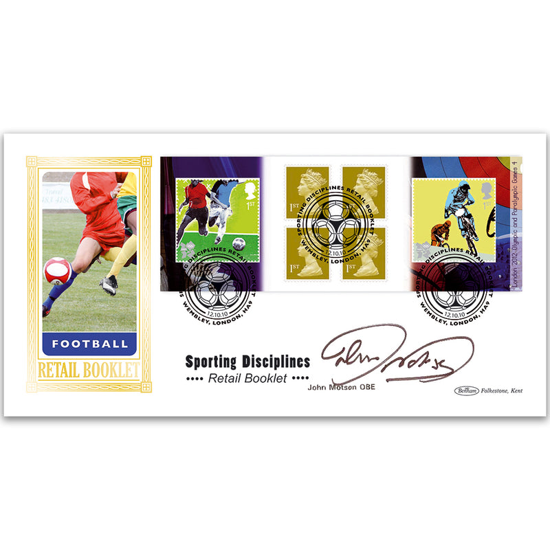 2010 Olympic & Paralympic Games Retail Booklet No. 4 BLCS 5000 - Signed by John Motson OBE
