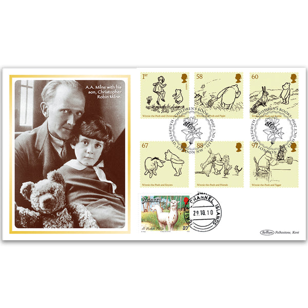 2010 Winnie the Pooh Stamps BLCS 5000 - Doubled Jersey