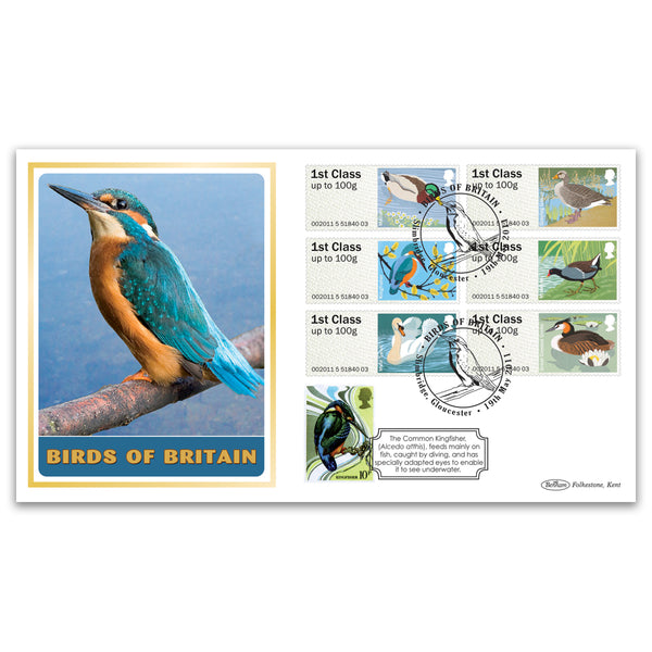 2011 Birds of Britain Post & Go 3 BLCS 5000