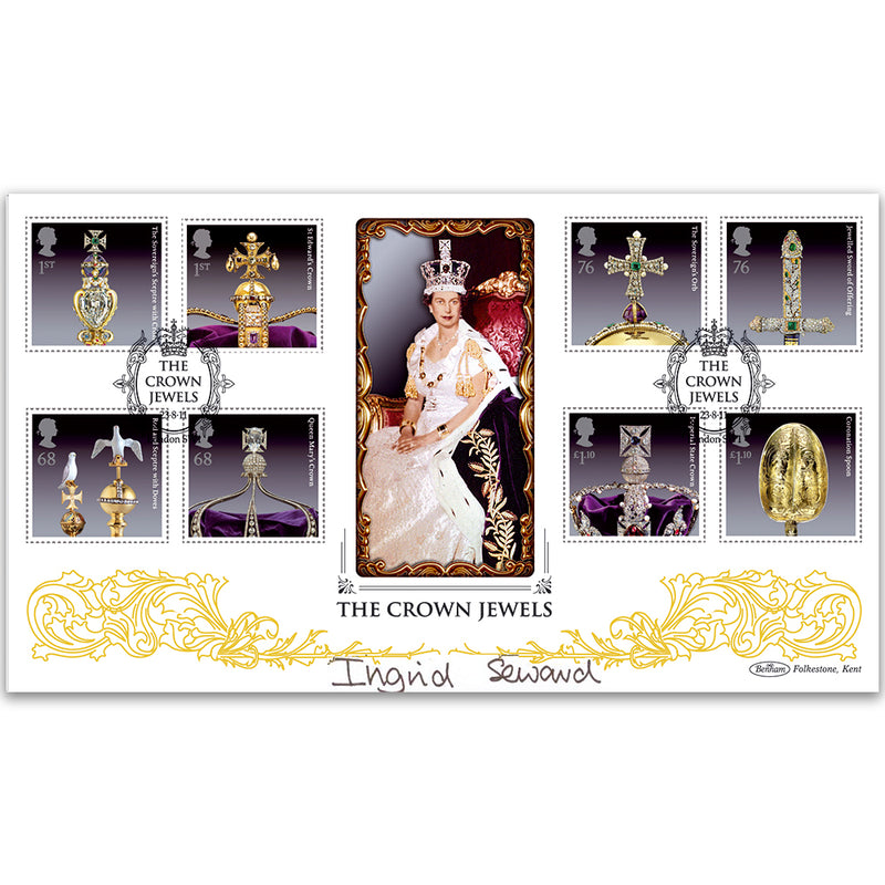 2011 Crown Jewels Stamps BLCS 5000 - Signed Ingrid Seward