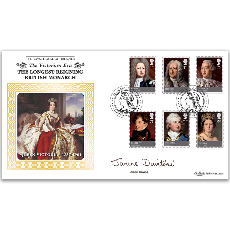 2011 House of Hanover Stamps BLCS 5000 - Signed Janine Duvitski