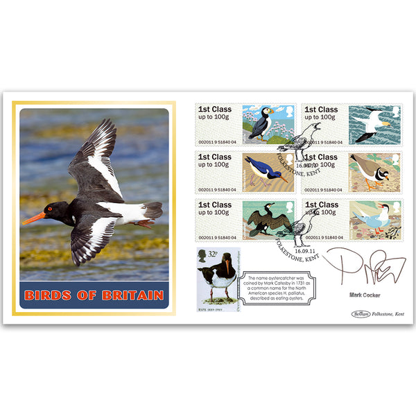 2011 Post & Go Birds Of Britain No. 4 BLCS 2500 - Signed by Mark Cocker