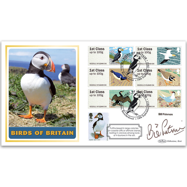 2011 Post & Go Birds of Britain No. 4 BLCS 5000 - Signed by Bill Paterson