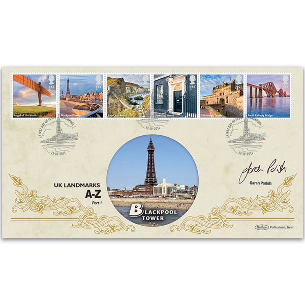 2011 A-Z of UK Landmarks BLCS 2500 Cover 1 - Signed Sarah Parish