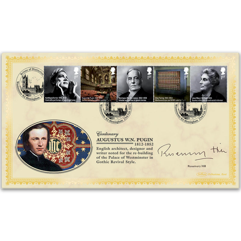 2012 Britons of Distinction BLCS 2500 Cover 2 Signed Rosemary Hill