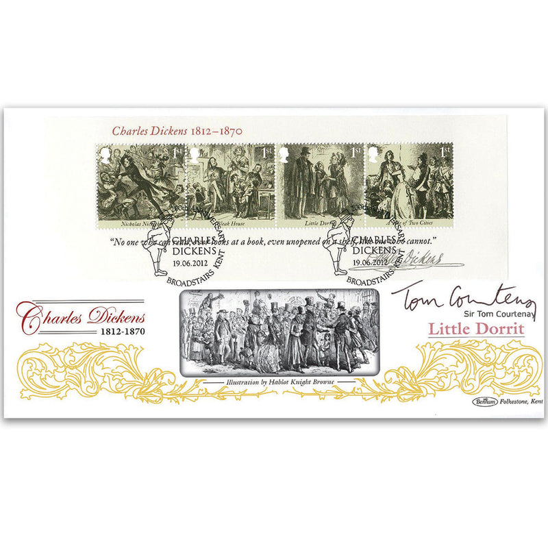 2012 Charles Dickens M/S BLCS 2500 - Signed by Sir Tom Courtenay