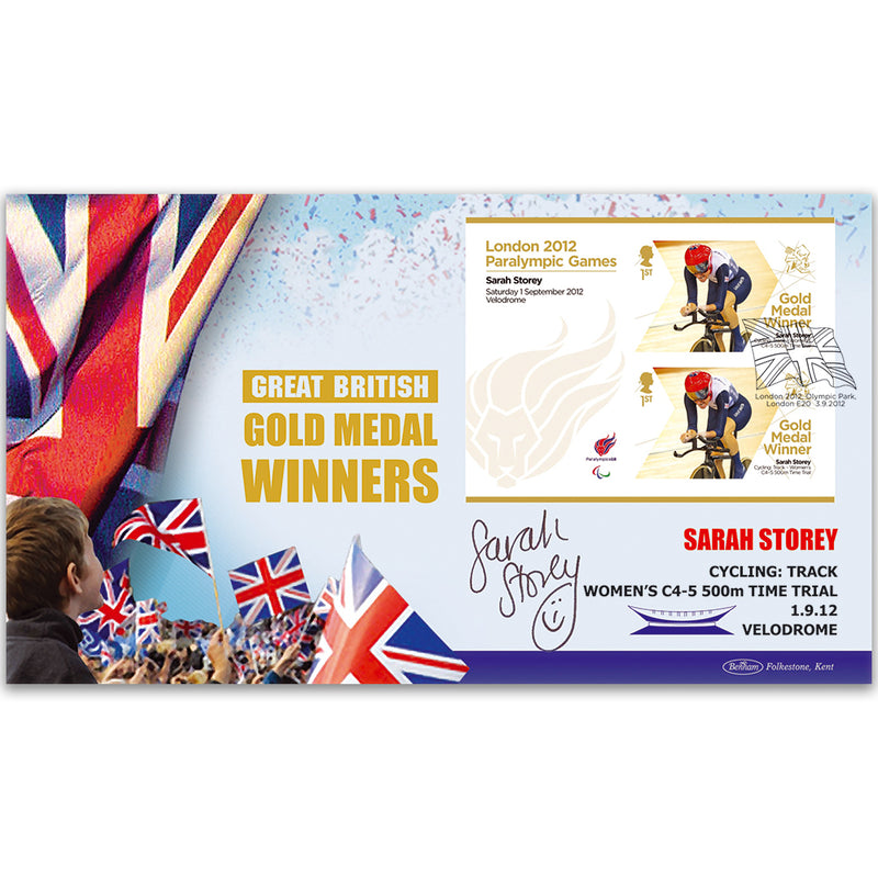 GMW M/S No 37 Sarah Storey Signed Cover